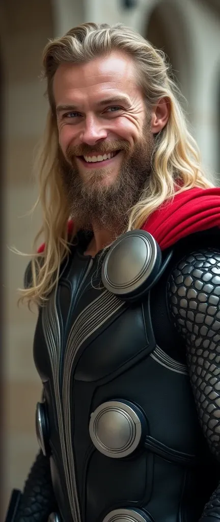 Thor funny smil