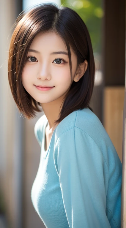 Photo-realistic quality、Cute beautiful face, Beautiful girl model, Cute young woman, Gorgeous Japanese Model, Beautiful Model, Short Hair, Japanese Idols, Cute young woman, Beautiful Japanese Women、Looking into the camera、Soft and gentle expression、かわいいsmi...