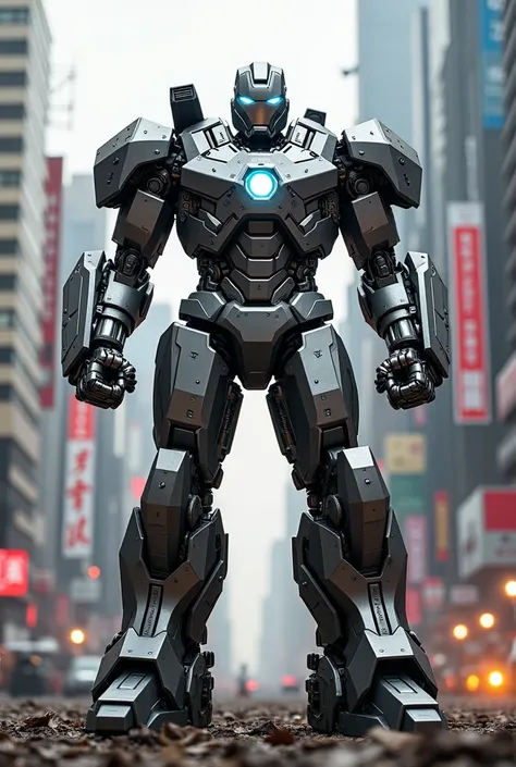 Iron man as converted into a transformer 