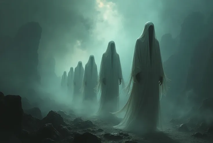 Spirits sent to escort the dead

Underworld theme