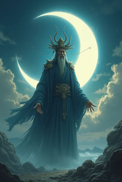 Hanmanji back.moon is there in the background 