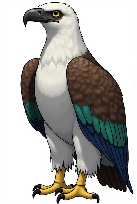 Detailed description of the Aquila Nivalis General Appearance:

Size: The Nivalis Eagle is a large bird, reaching up to 1.5 meters high and a wingspan of up to 3 meters, which gives it an imposing presence.


head:

form: His head is broad and robust., wit...