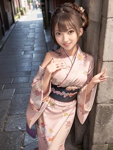 japanese female, (slender), (small breasts best quality:1.0), (pointy breasts:1.4), 30 years old, (cheerful grin:1.3),
cathedral...