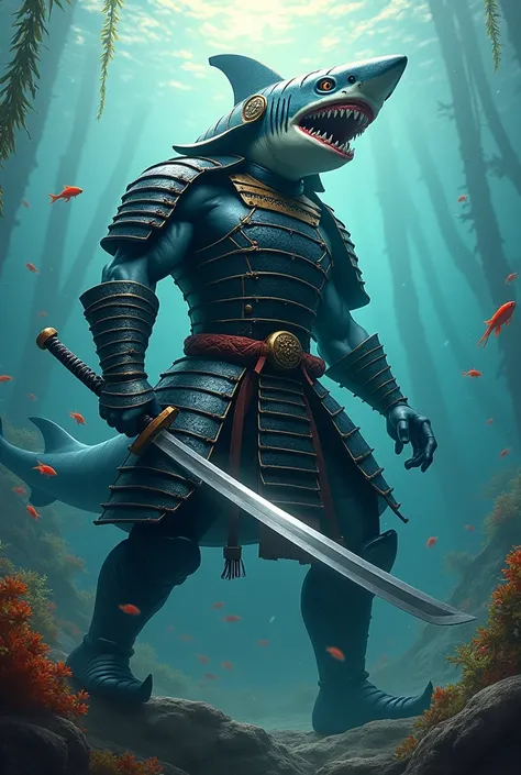 Shark as samurai