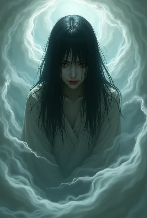 Sadako,Anime, of white semen