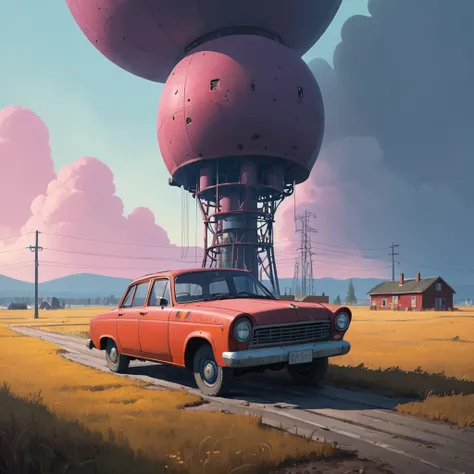 (great plains:1.5) where dozens of new (machine:1.3) (barren:1.3) in the style of (Simon Stalenhag:1.2)