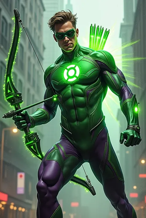 Green lantern hawkeye fusion