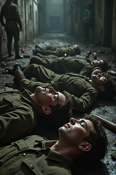 Drunk Passed out British soldiers 