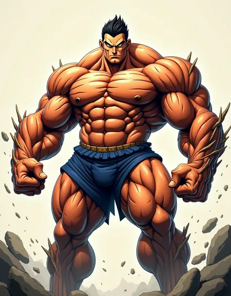 One anime character, Muscular!!, Muscular!, Muscular!!!, Muscular characters, Muscularで巨体, Strongest pose, Big arms, giant, Big muscles, Super buff and cool, Powerfully々And, Muscular!!, Huge muscles, Fighting games, Cooler