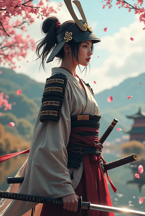 Samurai girl in samurai culture