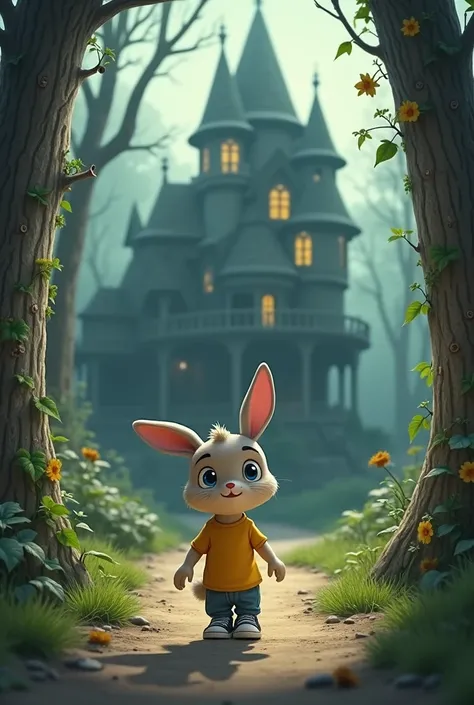  Rocky - A cartoon rabbit character with round face and beautiful eyes. Wears yellow T-shirt and black sneakers.


*Description:* Rocky lives in a small village and embarks on a mysterious journey to uncover the source of a strange noise, leading him to an...