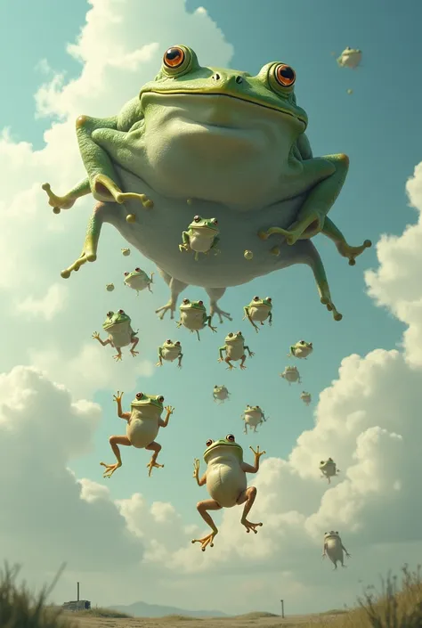 How frogs fall from the sky