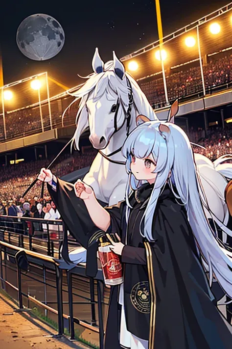 horses watching horse race with potato chips and beer, two legged horses, twos, walking horses, horses watching horse race with potato chips and beer at home, horses eating snacks and watching horse racing with beer, horses eating snacks while watching hor...