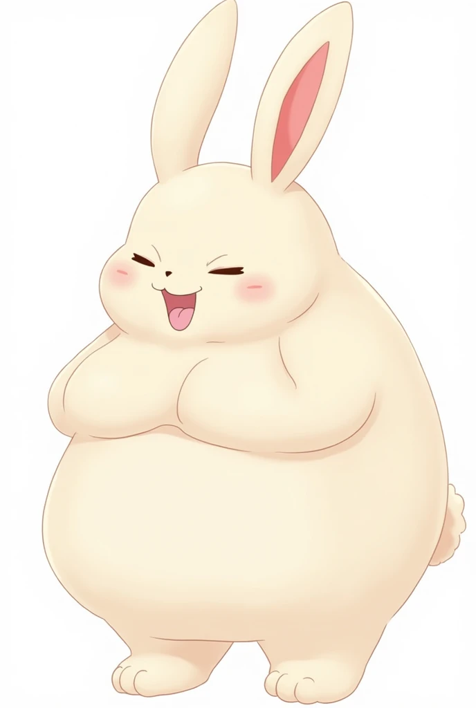 Hares ears, big breasts, 1 girl, Silly smile, sleepy, Character sprite, anime, Furry , young woman , plump 