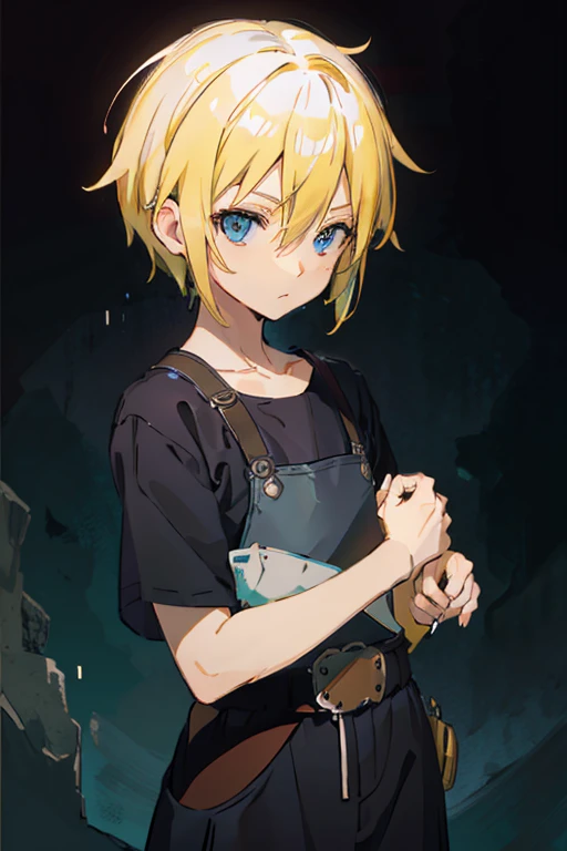 man　Yellow Hair　blue eyes　Shota　Villager