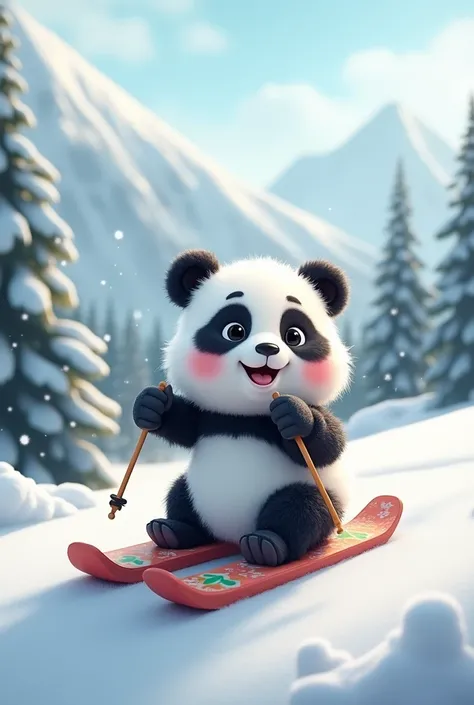 Baby Panda　Ski