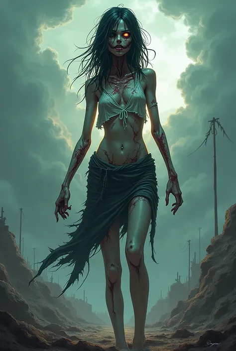 Female zombie,Anime,