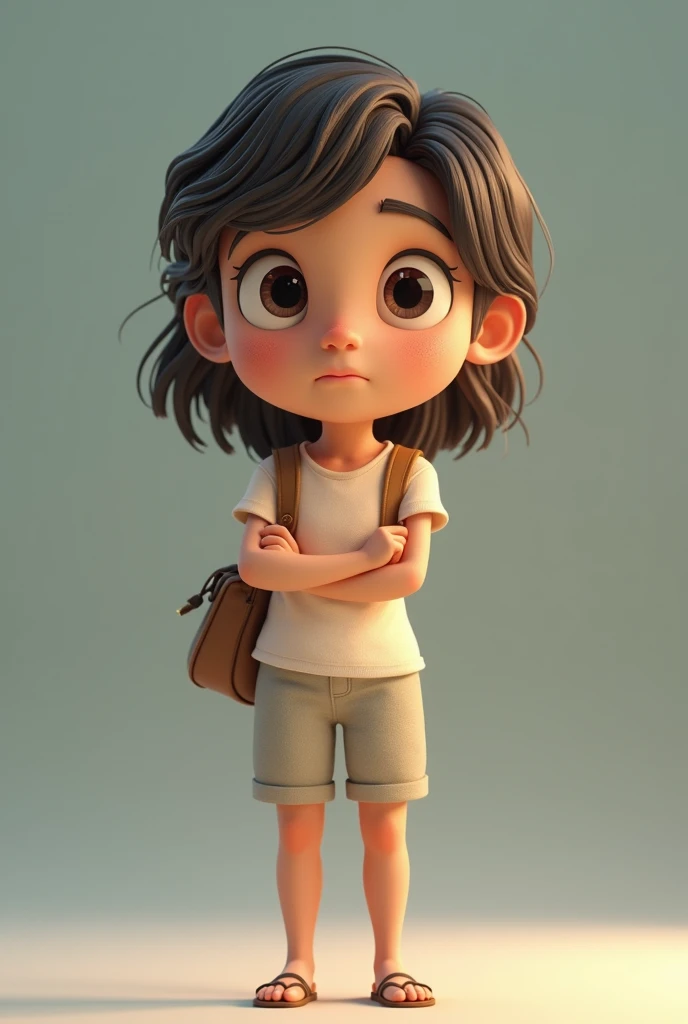 Young 20 years Girl: Did you meet father or not ai 3d image cartoon type realistic 