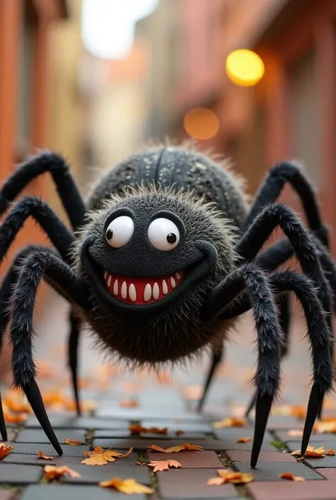 A cute spider costume 
