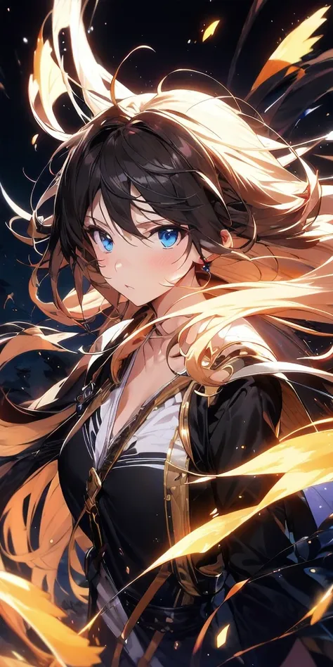 apstyle3 apstyle masterpiece best quality detailed eyes
masterpiece best quality 1girl
long hair (messy hair floating :1.25) severe flow
night dark
black background black
upper body  looking at viewer