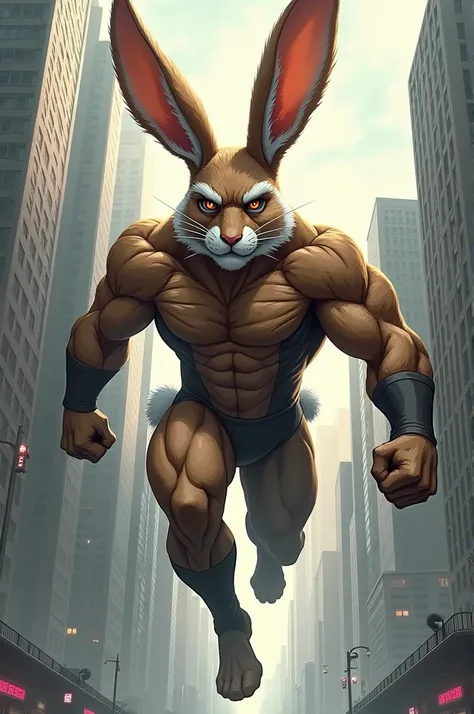 a superhero named Rabbit Man 