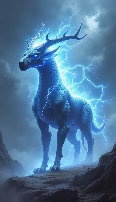 Lighting beast fantasy artwork 