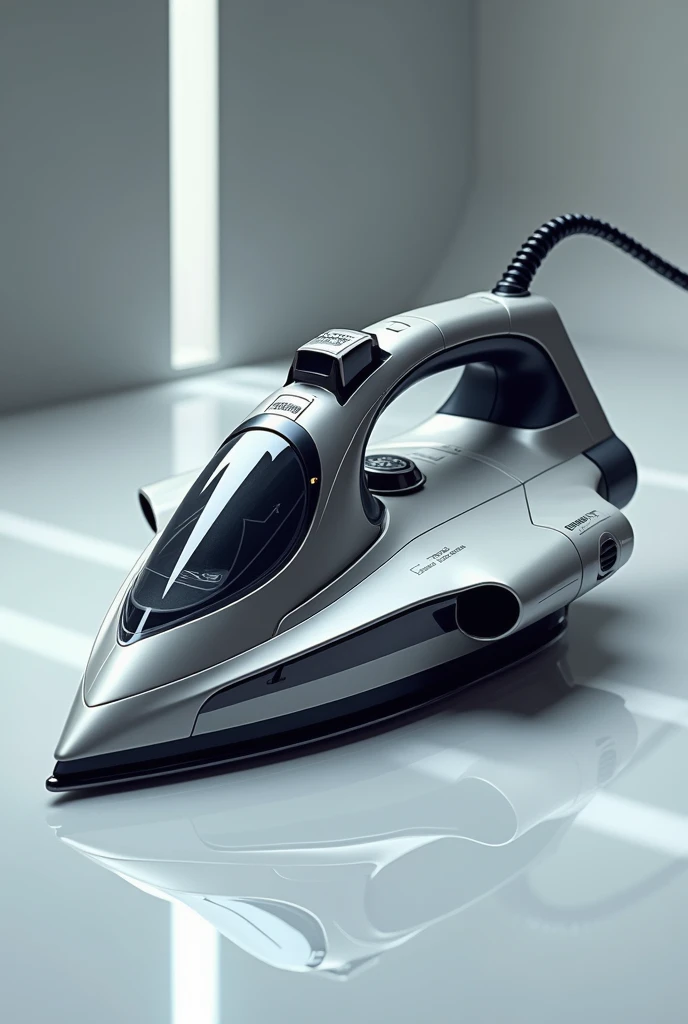 Clothes iron with fighter jet design 