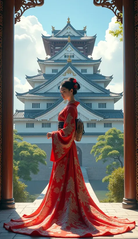 Architectural design, Japanese Castle, Princess