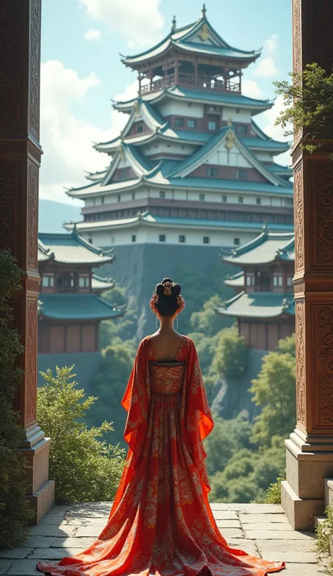 Architectural design, Japanese Castle, Princess