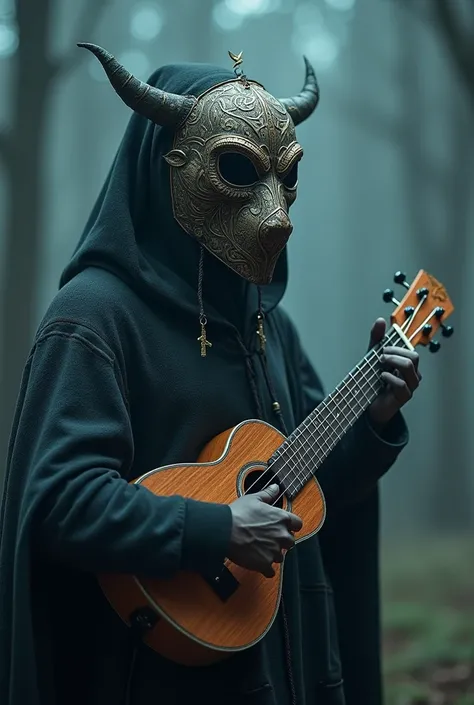 Image of a Masked Ukulele