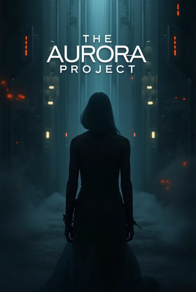 Futuristic cover with dark tones and that says the Aurora project 