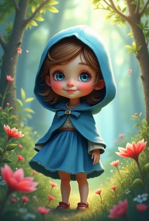 Cute little Blue riding hood