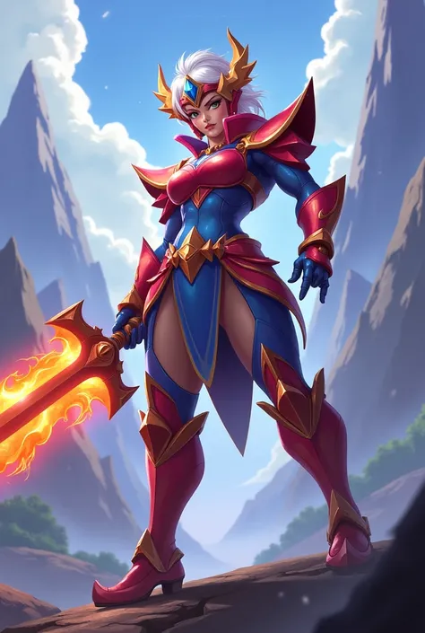 I want an image of Mobile Legends Bang Bang hero as background.