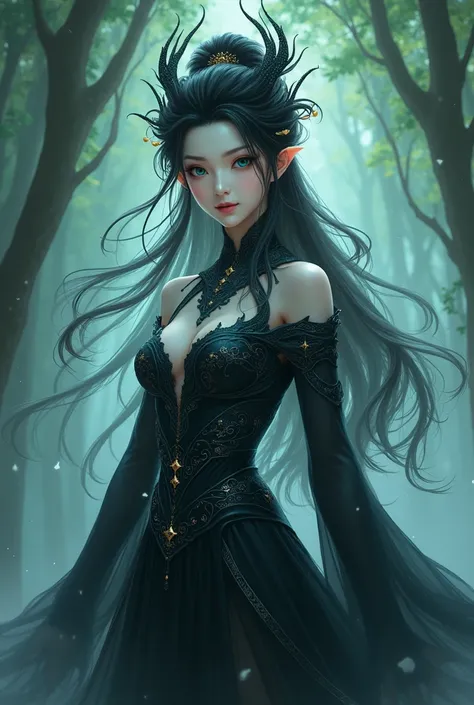 Dark willow godess liu shen from perfect world donghua 