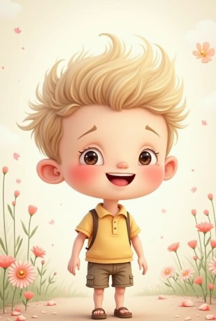 Wallpaper with cuteee boy
