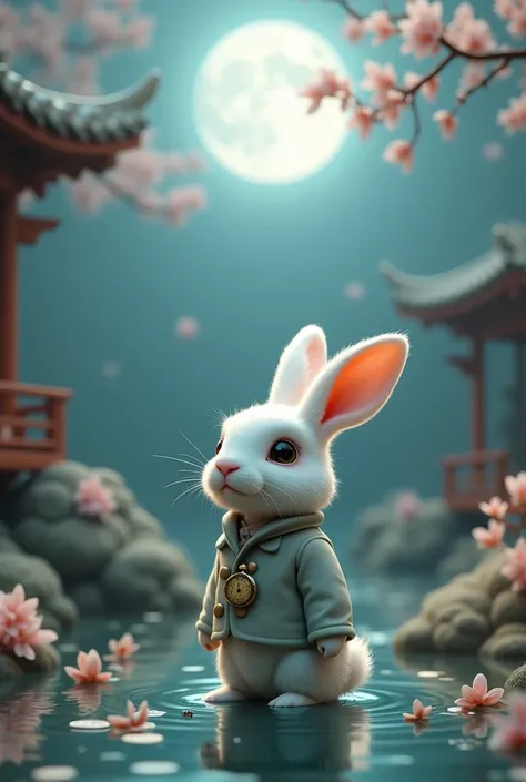 moonligh, rabbit, Alice in Wonderland, China