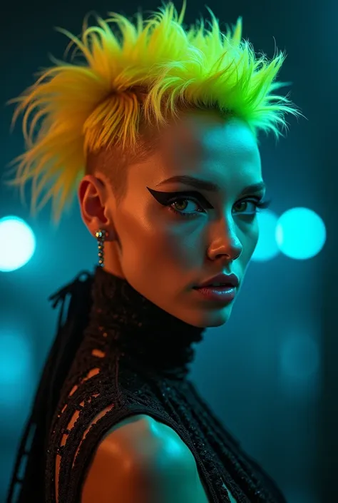 upscale gala event   masutepiece,award - winning photo, Extremely detailed,santorini, greece, cyberpunk style, , Russian yellow hairs model has a very distinctive face structure. They tend to have high cheekbones, which gives their faces an angular shape. ...