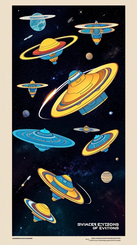 illustrations of space civilizations