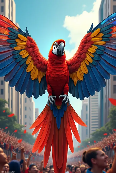 Turn a macaw into a world cup
