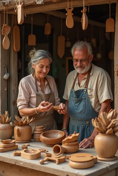 He suggested to Pablo and Maria that they start making wooden crafts., while he taught Miguel to write poems that could be sold alongside the crafts. The family&#39;s creativity flourished and, in a few months, His home was transformed into a prosperous bu...