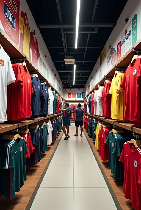 only soccer jersey aisle
