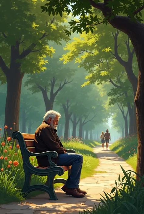 Every afternoon, He sat on the same park bench, hoping to find someone I had stopped seeing years ago. 