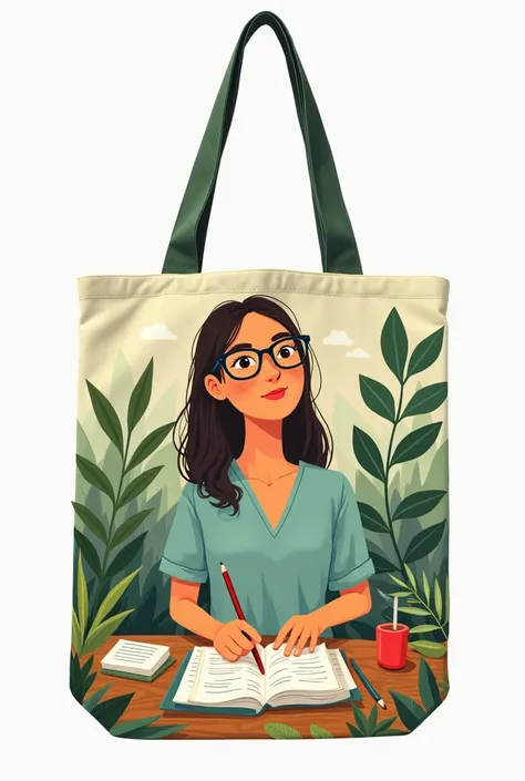 Image for eco bag of teacher who will correct test