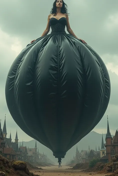 Sexy giantess princess black latex inflatable big balldress she with her inflatable latex balldress Gigantic big inflated balldress she is so big she towers over the whole continents plump princess balldress her plump balldress is so big and inflates gigan...