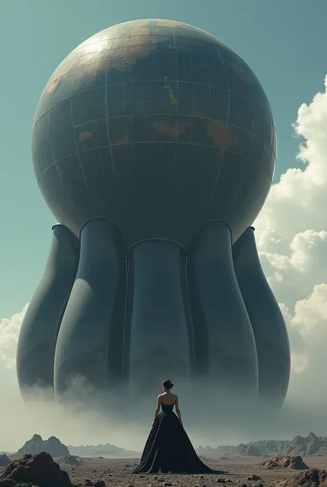 Sexy giantess princess black latex inflatable big balldress she with her inflatable latex balldress Gigantic large inflated balldress She is so big She towers over the entire continents plump princess balldress Her plump balldress is so big and inflates it...