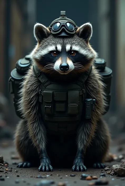 Ukranian special forces raccoon