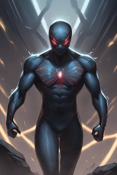 overall appearance:
the character combines elements from various spider-men and voidraze nexus prime, creating a sleek and impos...