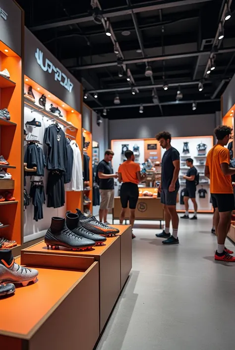 Sports wear and football shoes ( cleats ) store football