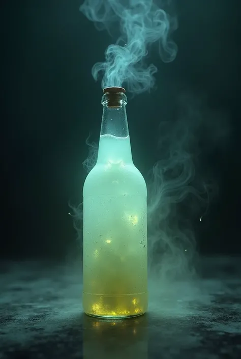 A bottle with a hot water protein making a strange noise
