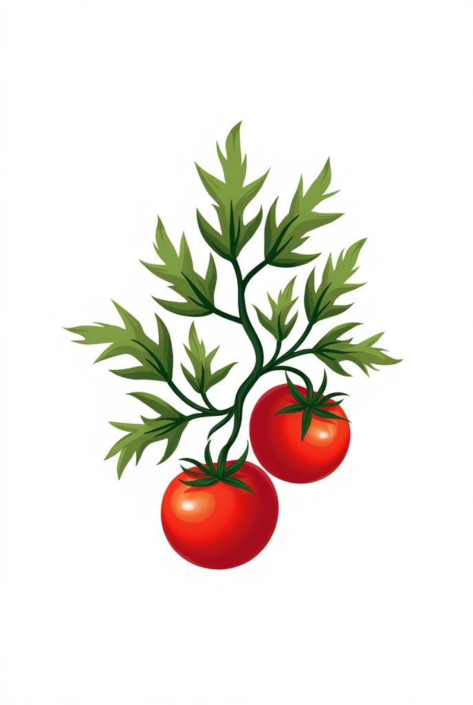 logo for tomato sauce called salsa quisqueya, that it is an elegant and beautiful logo, white background, with tomato plants or tomatoes